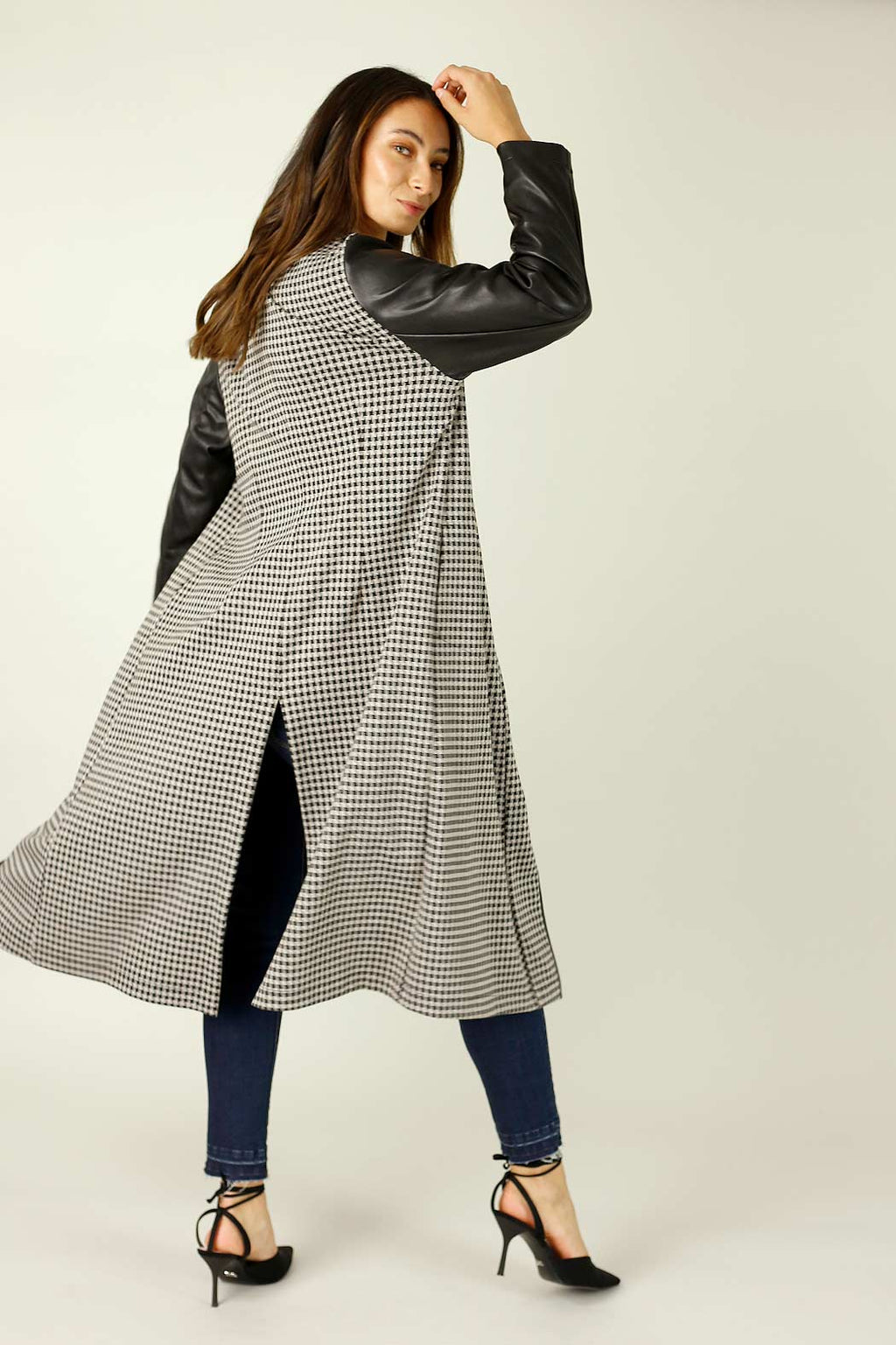 Herringbone Ponte Queens Coat - SALE