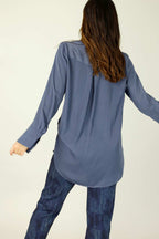Chambray Seta Boyfriend Shirt - SALE