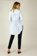 Pale Blue Seta Babydoll Shirt