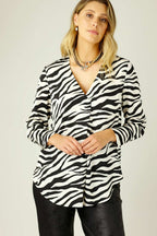 Zebra Nano Sydney Blouse - SALE