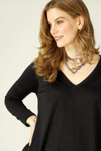 Black Woolly Drift Ultimate Top - SALE