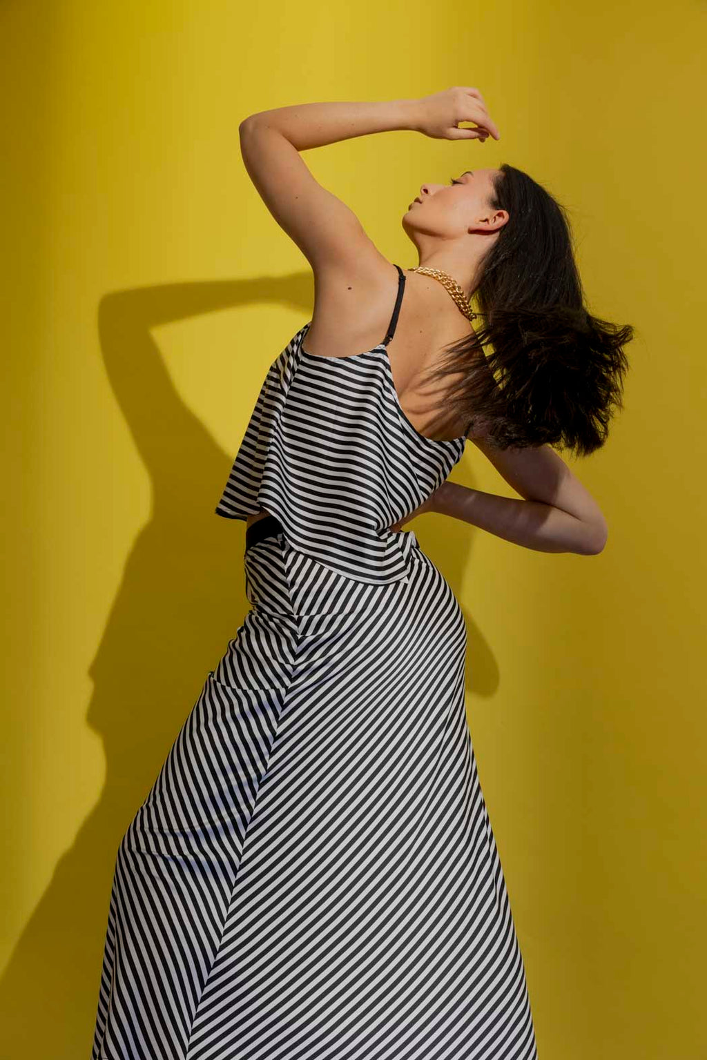 Thin Stripe Silky Summer Cami