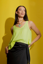 Neon Crop Bell Cami