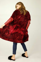 Flame Velour Tie Dye Cardigan - FINAL SALE