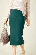 Forest Jersey Midi Skirt - FINAL SALE
