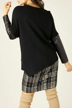 Black Lux On Point Jumper