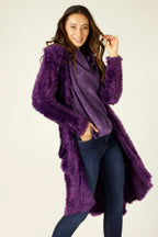 Purple Plush Travel Cardigan - FINAL SALE