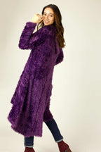 Purple Plush Travel Cardigan - FINAL SALE