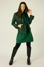 Forest Lux Long Oversized Dress
