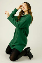 Forest Lux Long Oversized Dress