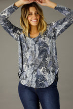 Paisley Jersey Romy Top
