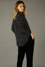 White Spot Jersey Romy Top - SALE