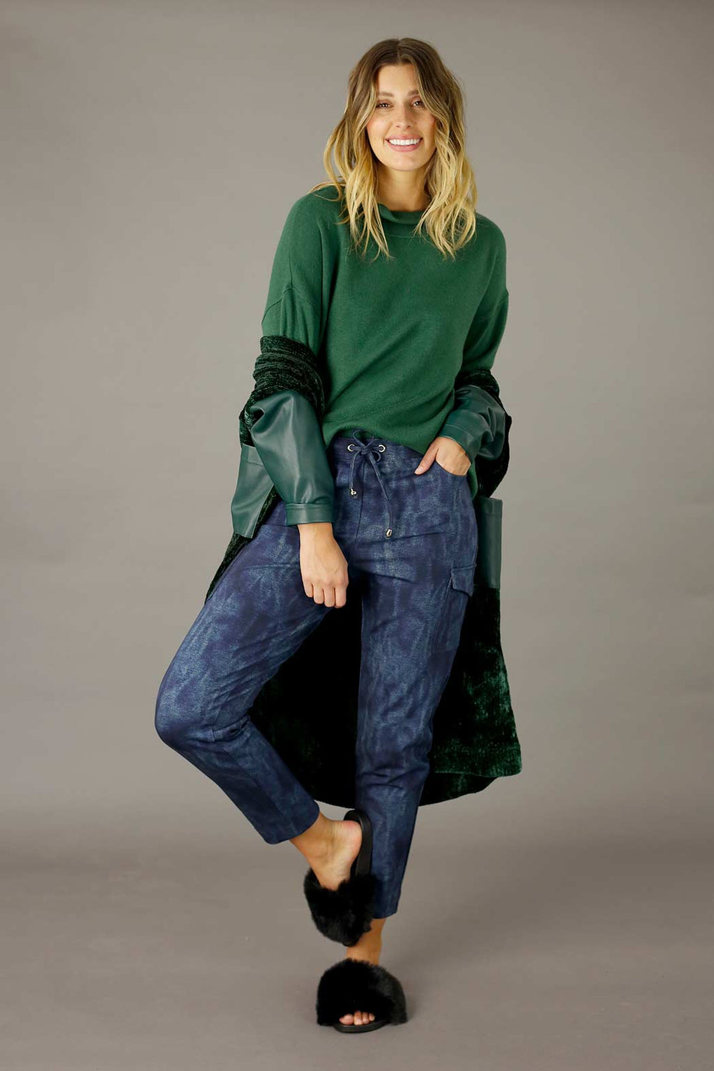 Forest Lux Oversized Jumper - FINAL SALE