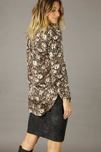 Brown Animal Nano Sydney Blouse