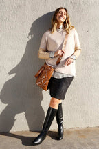 Beige Lux On Point Jumper - SALE