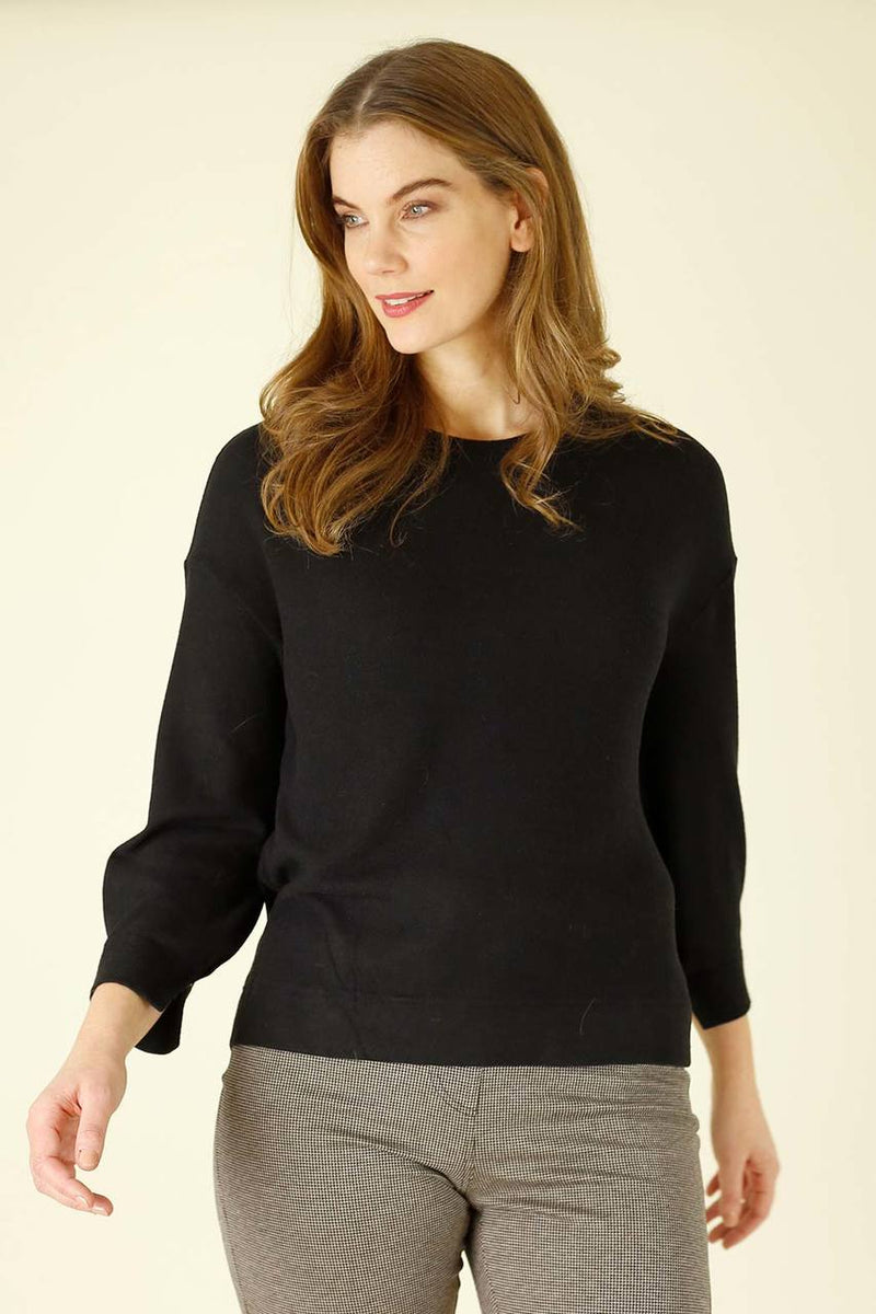 Black Brushed Genie Jumper - SALE