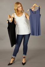 Black Ivory Slate 3 Pack Basic Cami