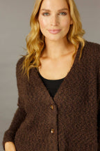 Chocolate Fluffy Wonder Cardi