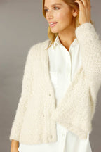 Ivory Fluffy Wonder Cardigan - SALE