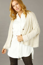 Ivory Fluffy Wonder Cardigan - SALE