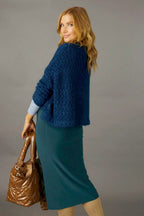 Teal Fluffy Wonder Cardi - SALE