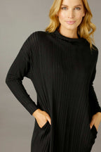 Black Rib Dress - FINAL SALE