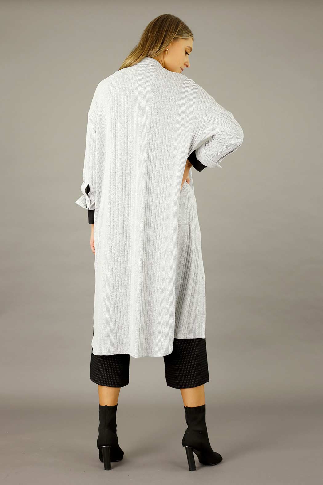 Silver Rib Lifestyle Shacket