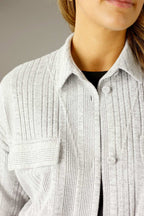 Silver Rib Lifestyle Shacket