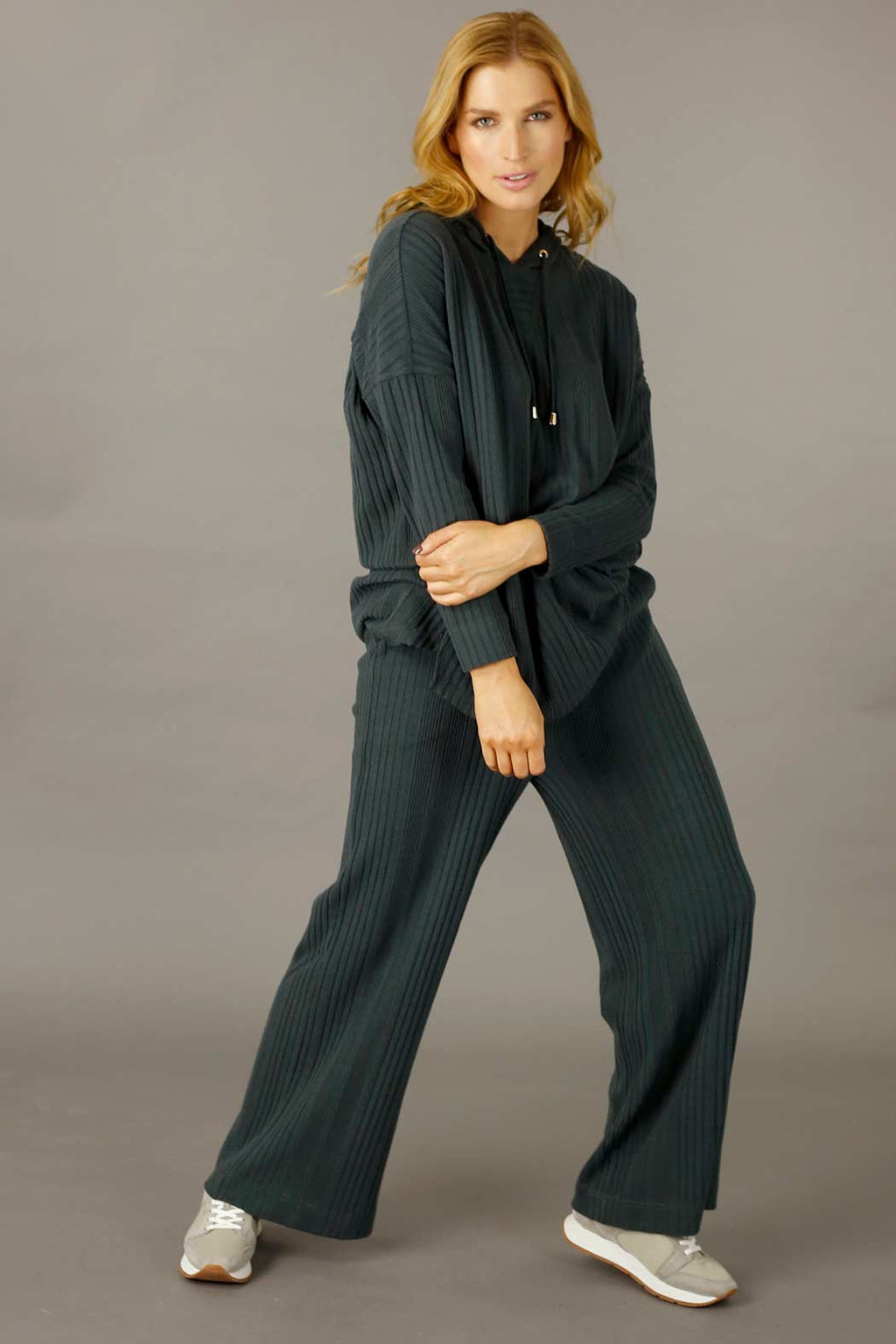 Charcoal Rib Lifestyle Culotte