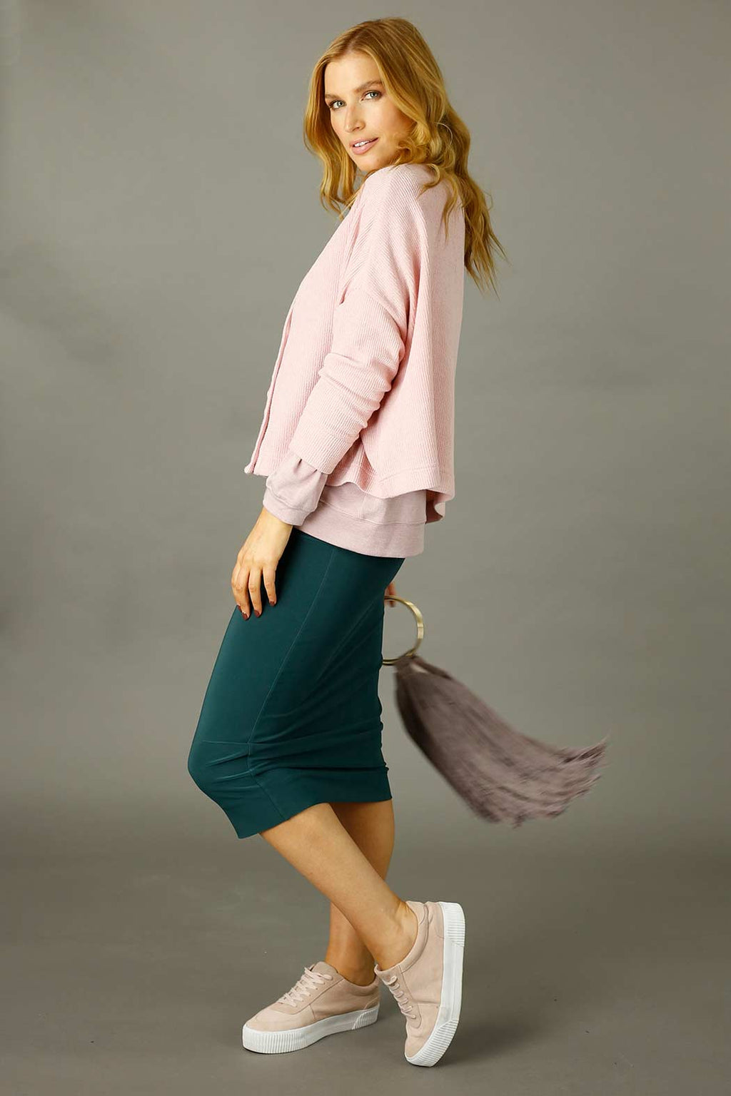 Pink Rib Wonder Cardigan - SALE