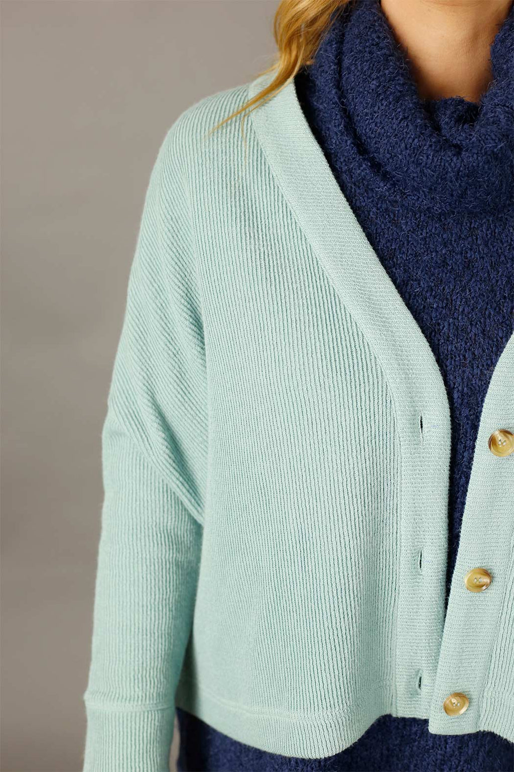 Mint Rib Wonder Cardigan