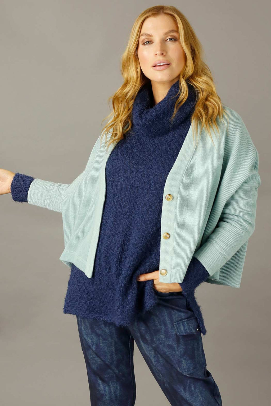 Mint Rib Wonder Cardigan