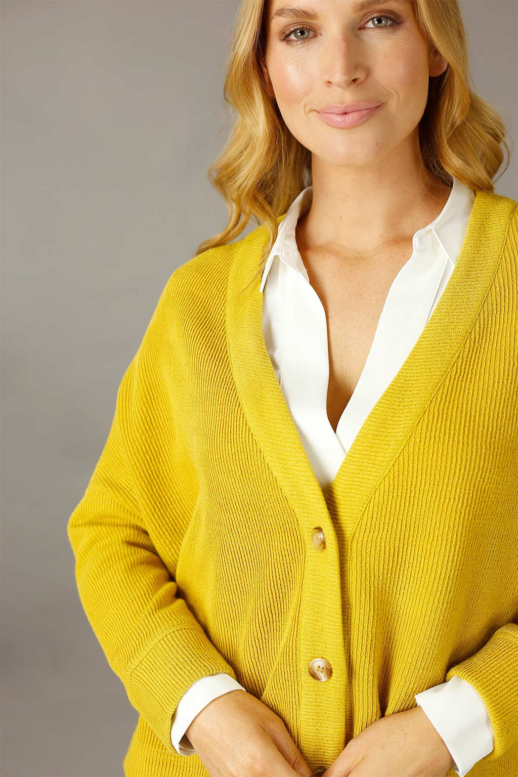 Yellow Rib Wonder Cardi - SALE
