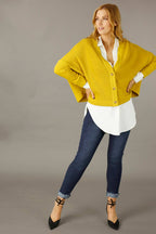Yellow Rib Wonder Cardi - SALE