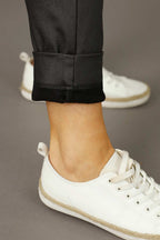 Black Waxed Easy Jean