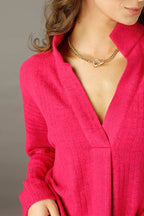 Pink Rib Eden Jumper - FINAL SALE