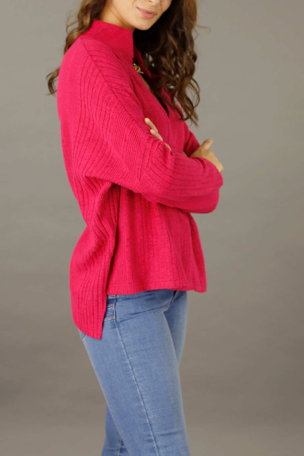 Pink Rib Eden Jumper - FINAL SALE