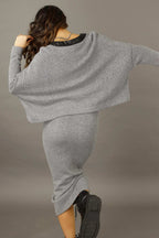 Grey Rib Lexi Cardigan - SALE