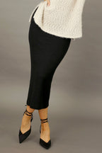 Black Rib Lexi Skirt