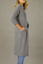 Mid Grey Brushed Lounge Cardigan