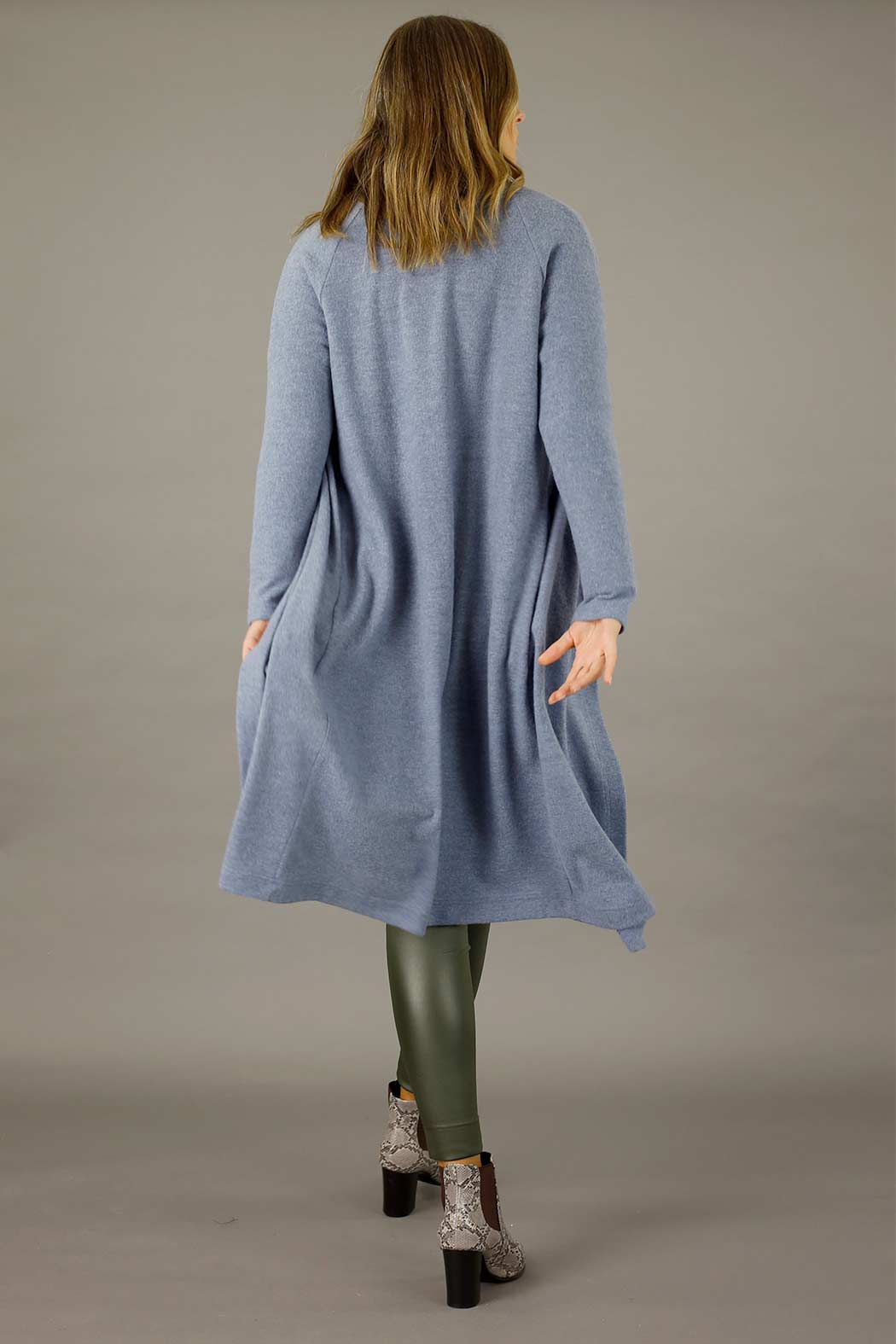 Denim Brushed Lounge Cardigan
