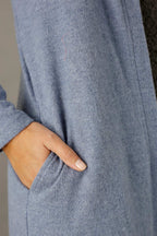 Denim Brushed Lounge Cardigan