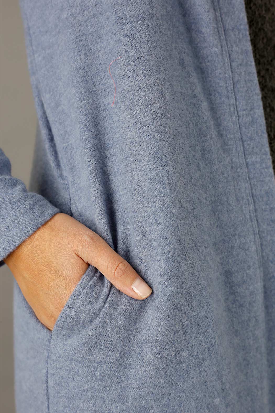 Denim Brushed Lounge Cardigan