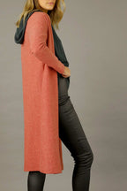 Rust Brushed Lounge Cardigan
