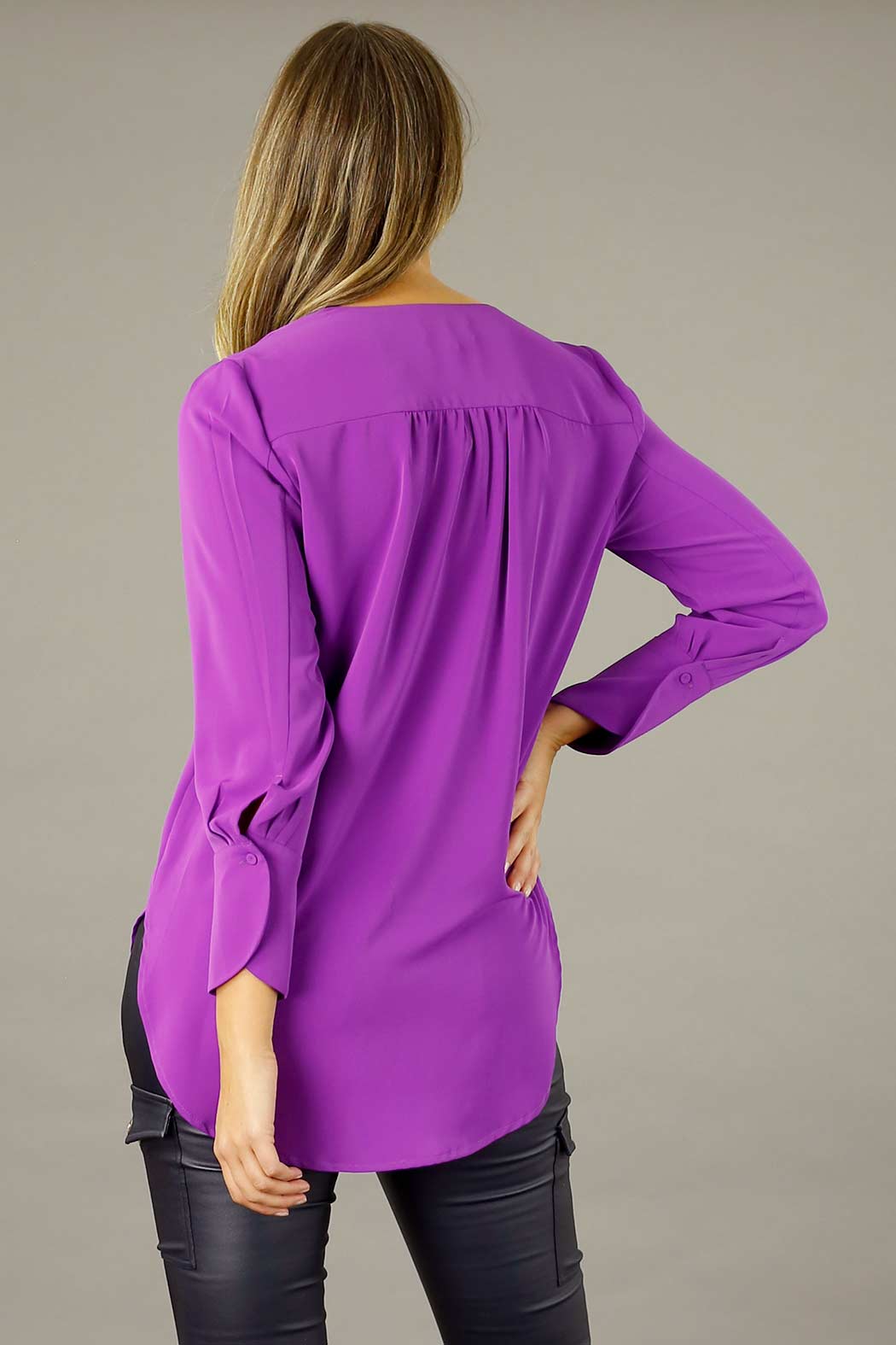 Magenta Soft Touch Blouse