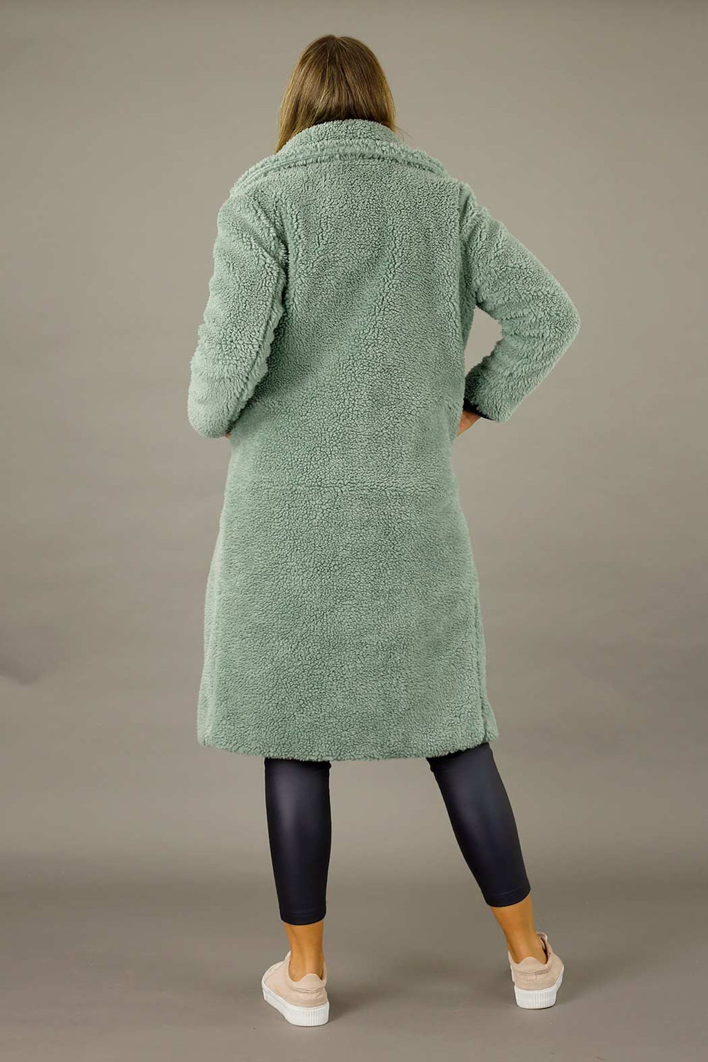 Mint Teddy Coat