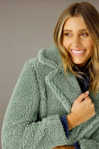 Mint Teddy Coat