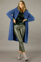 Denim Teddy Coat