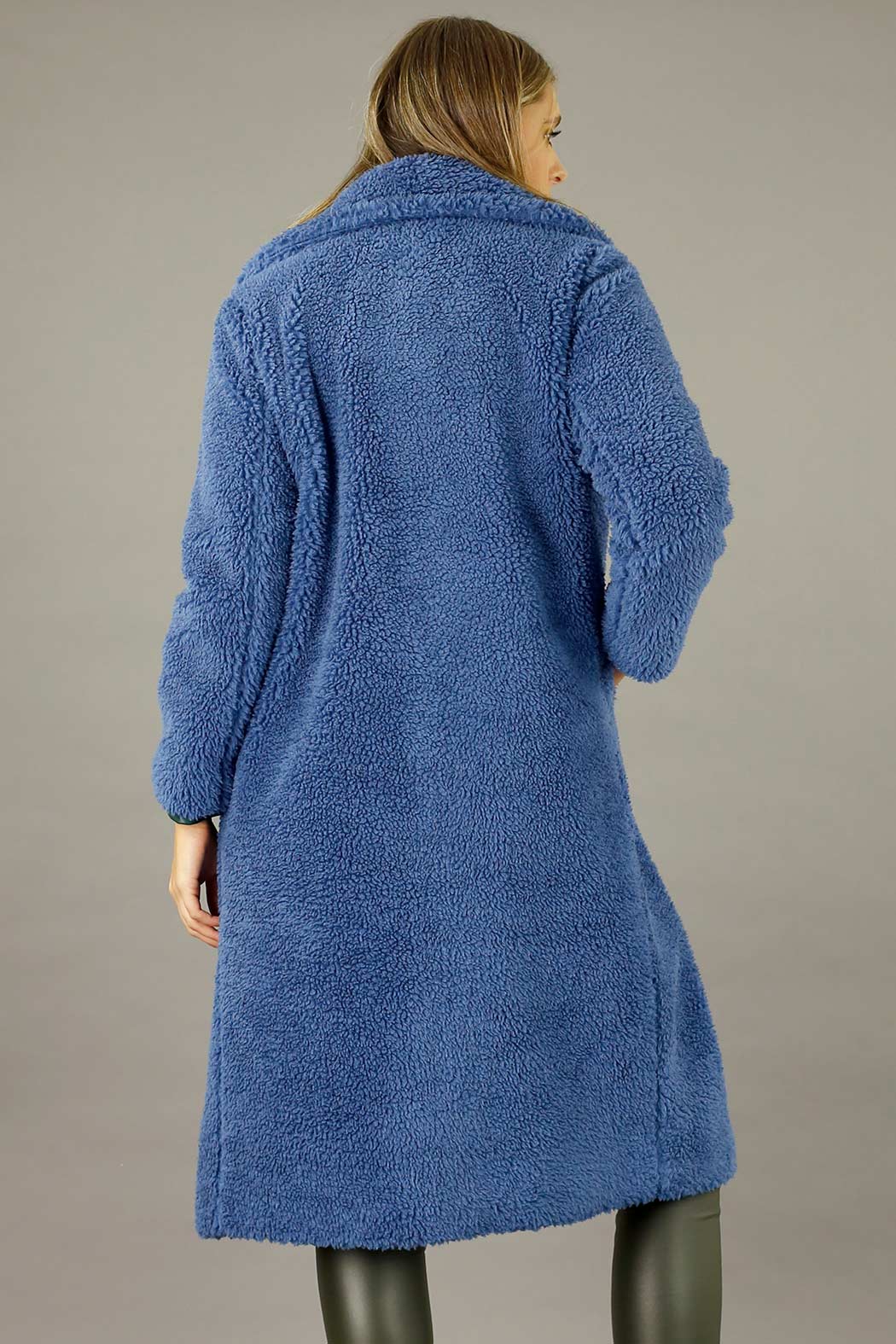 Denim Teddy Coat