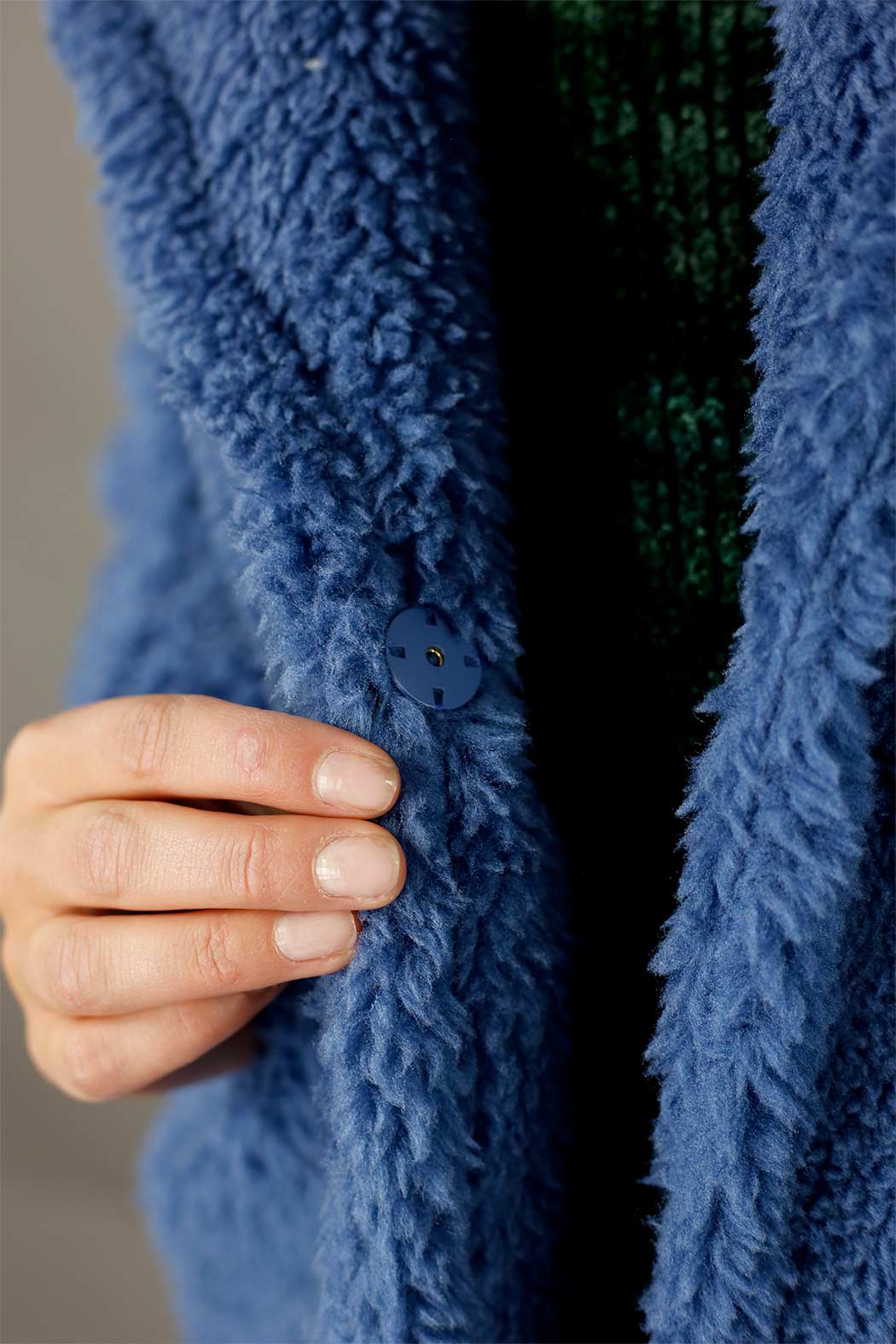 Denim Teddy Coat